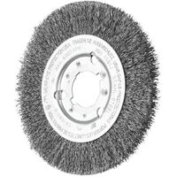 Wheel Brush with Arbor Hole - Crimped STEEL Wire - Suits Bench & Straight Grinders  RBU 15012/22.2 ST 0.25