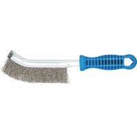 Curved Hand Scratch Brush HBG - Premium - Plastic Handle - 265mm   HBG 10 ST 0.30 Steel