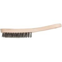 Hand Scratch Brush - INOX Wire - Wooden Body 290mm  HBU 50 INOX 0.30