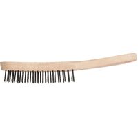 Hand Scratch Brush - STEEL Wire - Wooden Body 290mm  HBU 30 ST 0.35