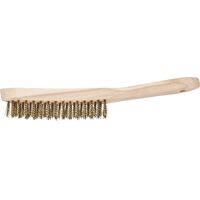 Hand Scratch Brush - BRASS Wire - Wooden Body 290mm  HBU 30 MES 0.30