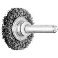 Wheel Brush Premium 6mm Shaft Mounted - Crimped Wire RBU 3006/6 STEEL 0.20