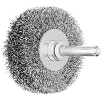 Wheel Brush Premium 6mm Shaft Mounted - Crimped Wire RBU 5015/6 STEEL 0.20