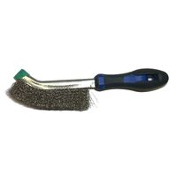 Curved Hand Scratch Brush General Purpose - HBG 10 STEEL - Plastic Handle - 265mm