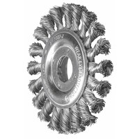 Wheel Brush General Purpose - Twist Knot Wire RBG 11512/22.2 STEEL 0.50 #102992
