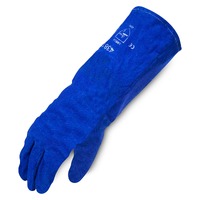 Blue Split Leather Welding Glove Size 10 / Extra Large