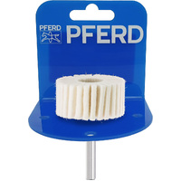 POS Mounted Felt Flap Wheel 6mm Shank   FLS 4020/6 HARD