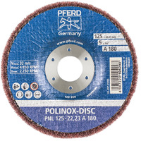 POLINOX Fibre Backed Disc PNL 125-22.23 A 180