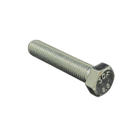 M16X80 Metric Coarse Hex Set Screw (Full Thread) AS1110.2 / ISO 4017 Class 8.8 Zinc Plated