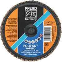 COMBIDISC Mini POLIFAN - Aluminium Oxide - Type  CDR-PFF 75 A 40