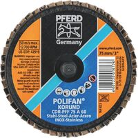 COMBIDISC Mini POLIFAN - Aluminium Oxide - Type  CDR-PFF 75 A 60