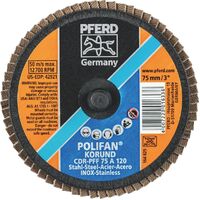 COMBIDISC Mini POLIFAN - Aluminium Oxide - Type  CDR-PFF 75 A 120