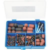 110pc POLICAP Abrasive Caps & Holders C Type  PCS 110 C