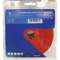 POS COMBICLICK Resin Fibre Disc Ceramic  CC-FS 125 CO-COOL 80 (5PK)