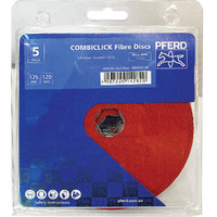 POS COMBICLICK Resin Fibre Disc Ceramic  CC-FS 125 CO-COOL 120 (5PK)