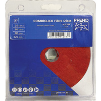 POS COMBICLICK Resin Fibre Disc Ceramic  CC-FS 125 CO-COOL 2x 36, 1x 60, 80 & 120 (5PK)