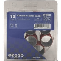 POS Abrasive Spiral Band - Ceramic COOL (Top Size - Reduced Heat)  GSB 2525 CO-COOL 80 (10pk)
