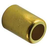 50-BFL0725 Light Brass Ferrule 18.42mm ID 13.46mm long - Hole Size 12.70mm