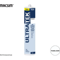 Ultra-Tek Acetic RTV Translucent 300ml Cartridge