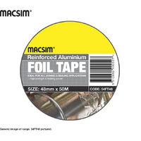 48mm x 50mtr Re-Inforced Aluminium Tape