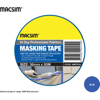 14 Day UV Masking Tape 48mm x 50mtr Blue
