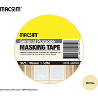 General Purpose Masking Tape 48mm x 50mtr Neutral