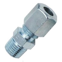 56-M003-04M06 4mm Tube x M6x1.00P Male Connector Steel Lubrication Fitting