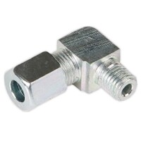 56-M005-04M08 4mm Tube x M8x1.00P Male Elbow Steel Lubrication Fitting