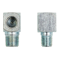 1/8 BSP Female x 1/4 UNF Male 90º Elbow Steel - Central Lubrication Fitting