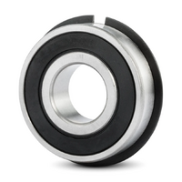 6003-2NSENRC3 Nachi Deep Groove Ball Bearing Rubber Seals w/Snap Ring (17x35x10)