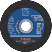 Cut-Off Wheels PREMIUM Range - Flat Ultra Thin CERAMIC - STEEL - 125mm x 1.6mm