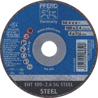 Flat Cut-Off Wheel PREMIUM - STEEL  EHT 100-2.4 A 46 S SG