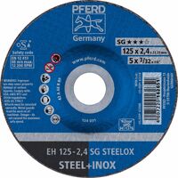 Cut-Off Wheel Premium - Raised Hub - INOX  EH 125-2.4 A 46 R SG-INOX