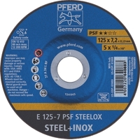 Grinding Wheels GP Depressed Centre - STEEL / INOX - 125mm