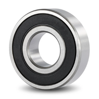 6204-3/4-2RS Deep Groove Ball Bearing Inch Bore Rubber Seals (19.05x47x14mm)