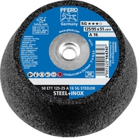Flared Cup Wheel - STEEL  125mm M14