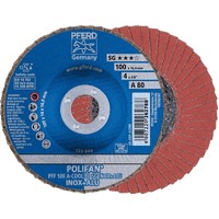 POLIFAN Flap Disc Premium Aluminium Oxide Top Size -  PFF 100 A 80 SG-COOL