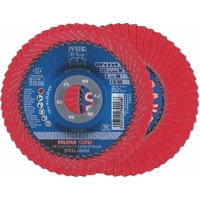 POLIFAN Flap Disc SGP Ceramic - STEEL / INOX  PFR 125 CO 60 SGP-CURVE M
