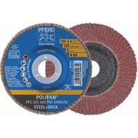 POLIFAN Flap Disc GP Aluminium Oxide - STEEL / INOX  PFC 125 A 60 PSF