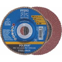 POLIFAN Flap Disc GP Aluminium Oxide - STEEL / INOX  PFC 125 A 120 PSF