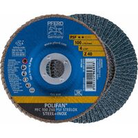 POLIFAN Flap Disc GP Zirconia -  PFC 100 Z 40 PSF