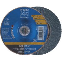 POLIFAN Flap Disc GP Zirconia -  PFC 180 Z 120 PSF