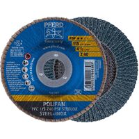 POLIFAN Flap Disc GP Zirconia -  PFC 115 Z 40 PSF