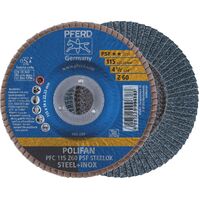 POLIFAN Flap Disc GP Zirconia -  PFC 115 Z 60 PSF