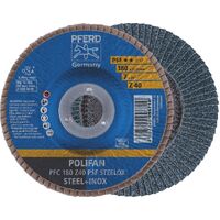 POLIFAN Flap Disc GP Zirconia -  PFC 180 Z 40 PSF
