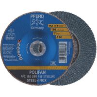 POLIFAN Flap Disc GP Zirconia -  PFC 180 Z 60 PSF
