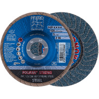 POLIFAN Flap Disc Zirconia - STEEL  PFC 125 Z 36 SGP-STRONG