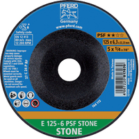 GP - D/C Soft Grinding Wheel - STONE -  E 125-6 C 24 P PS-Forte
