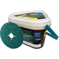 Resin Fibre Discs - ACTIROX AF799 Bucket - Steel - Ceramic Range - (5") 125 x 22 - 36 Grit 50pk