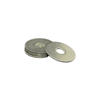 3/16X3/4X18G Flat Round Large OD / Mudguard Washer A2 / 304 Stainless Steel